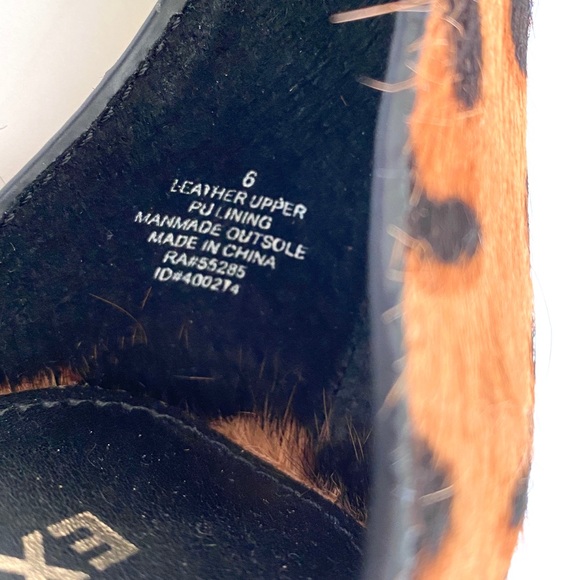 NWT Express Cheetah Ankle Strap Sandals - Picture 9 of 13